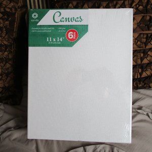 NWT 11x14 blank canvas 6 pack